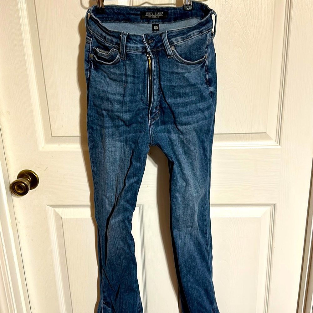 Nwot Judy Blue Tummy Control 7/28 Bootcut Jeans